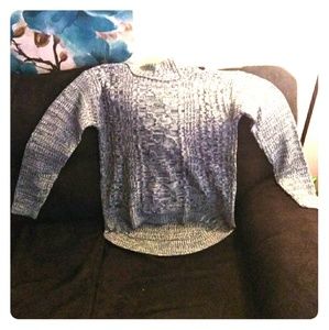 Jason Maxwell Blue Cowl Sweater